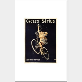 Cycles Sirius French Art Nouveau Advertisement Poster by Henri Gray Posters and Art